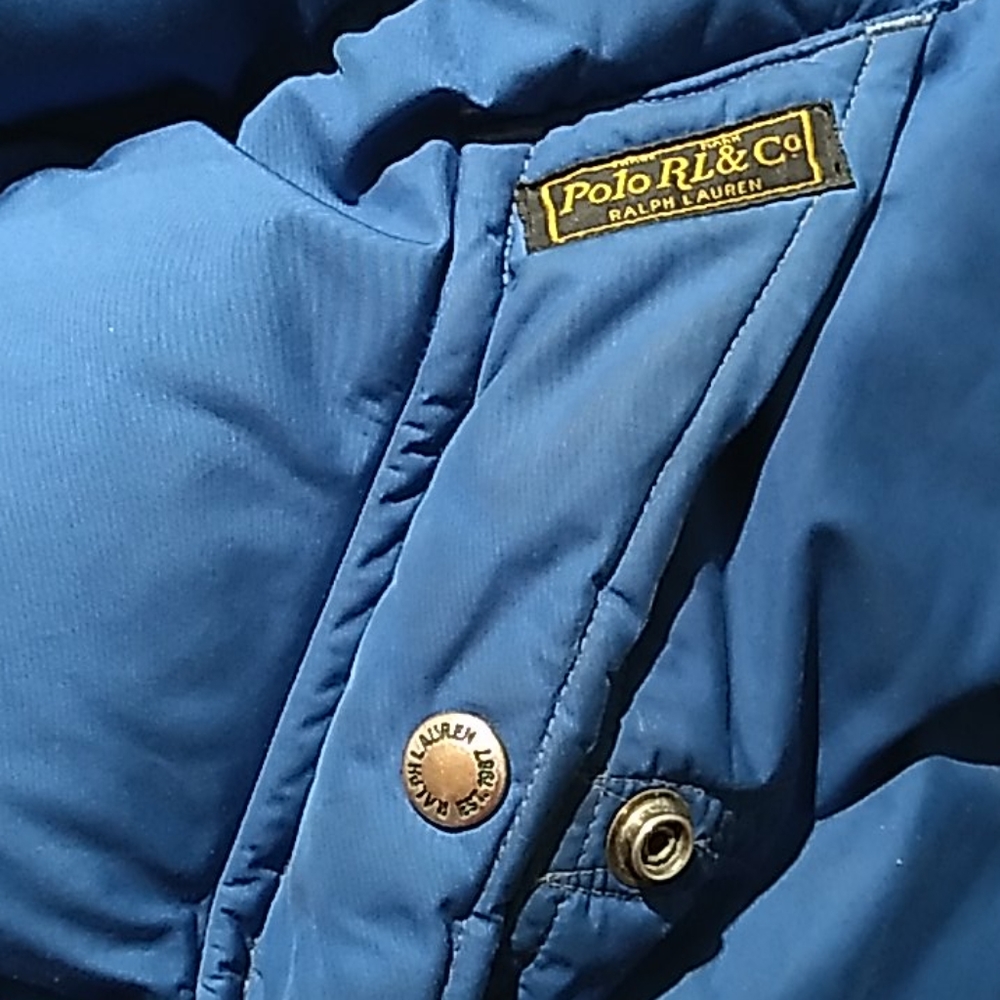 Blue polo by Ralph Lauren jacket
